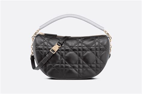 hobo bag christian dior|Medium Dior Vibe Hobo Bag Black Cannage Lambskin .